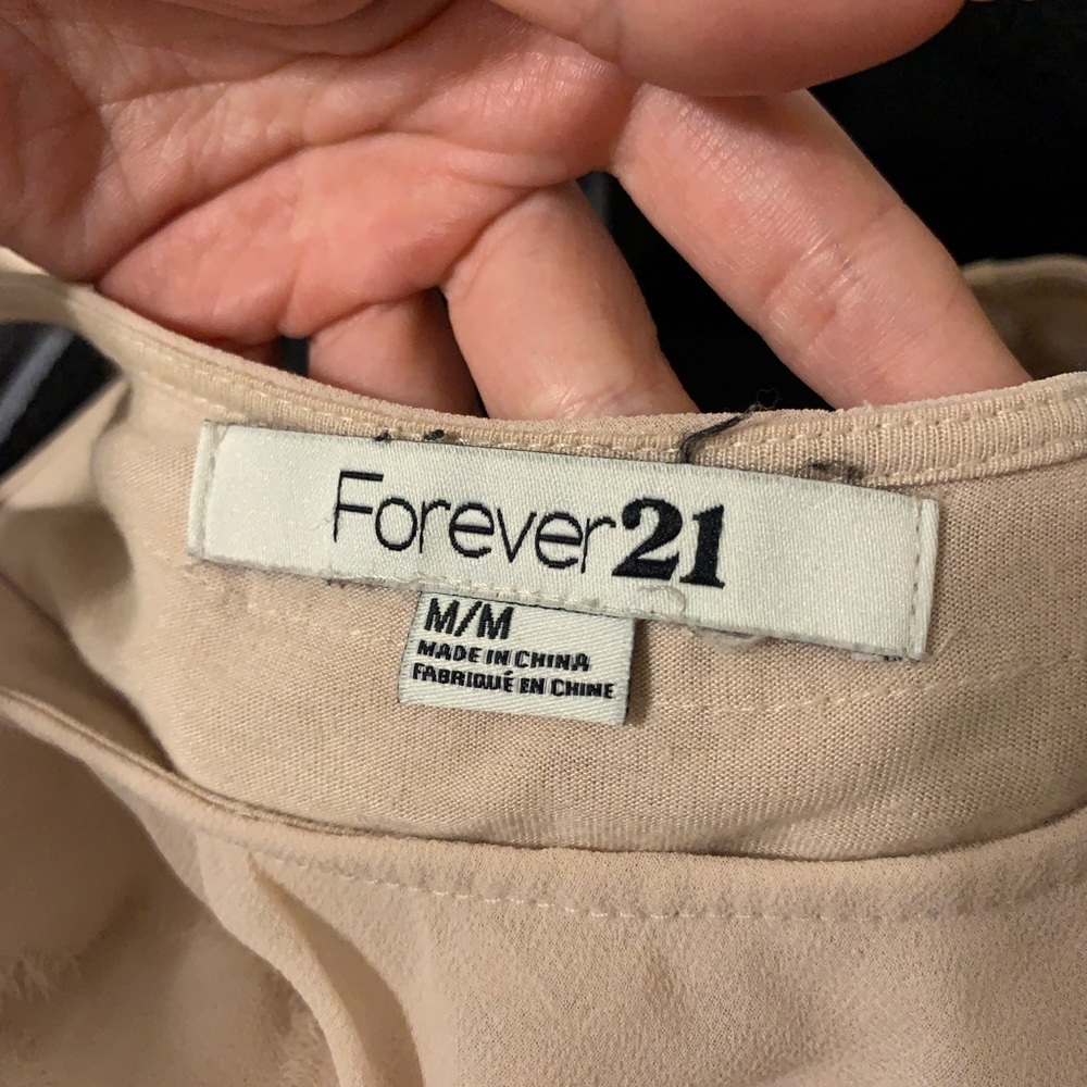 F21 Pink Ruffle Blouse - Picture 4 of 4